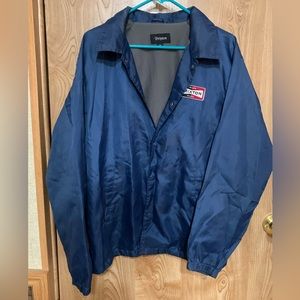 Blue Med Brixton windbreaker jacket